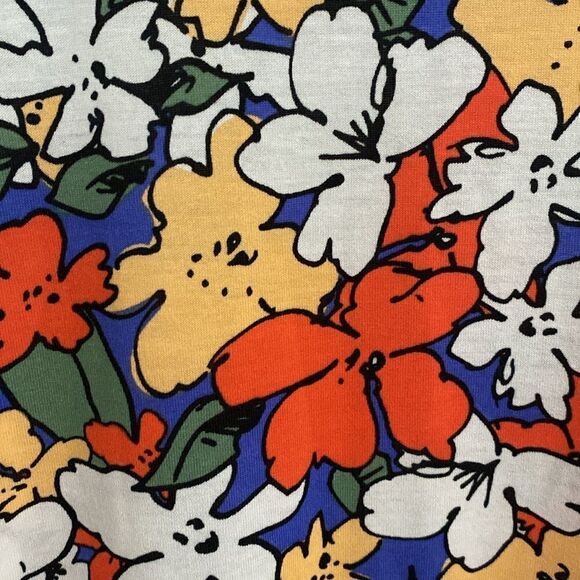 Lularoe- Dani long maxi dress - bright orange and purple floral print-size small - Picture 4 of 8